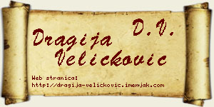 Dragija Veličković vizit kartica